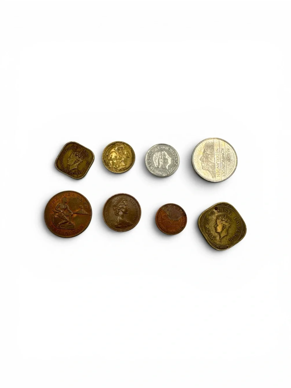 90 Mixed World Coins Foreign Coin Lot 20+ Countries Estate Collection Bulk